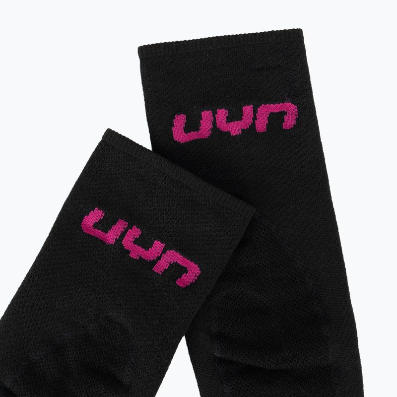 Dámské lyžařské ponožky UYN Ski Touring One Bio black/pink yarrow 4