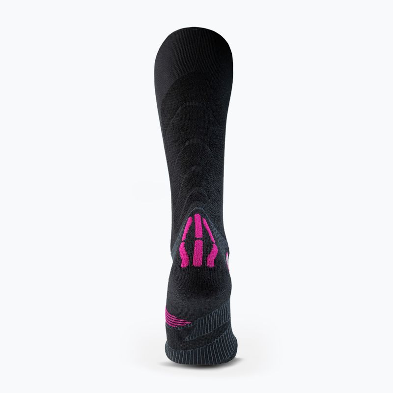 Dámské lyžařské ponožky UYN Ski Touring One Bio black/pink yarrow 3