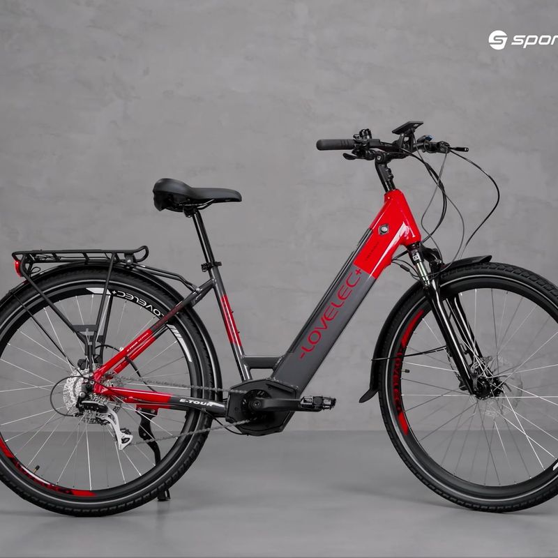 Elektrické kolo LOVELEC Triago Low Step 16Ah šedočervené B400358 7