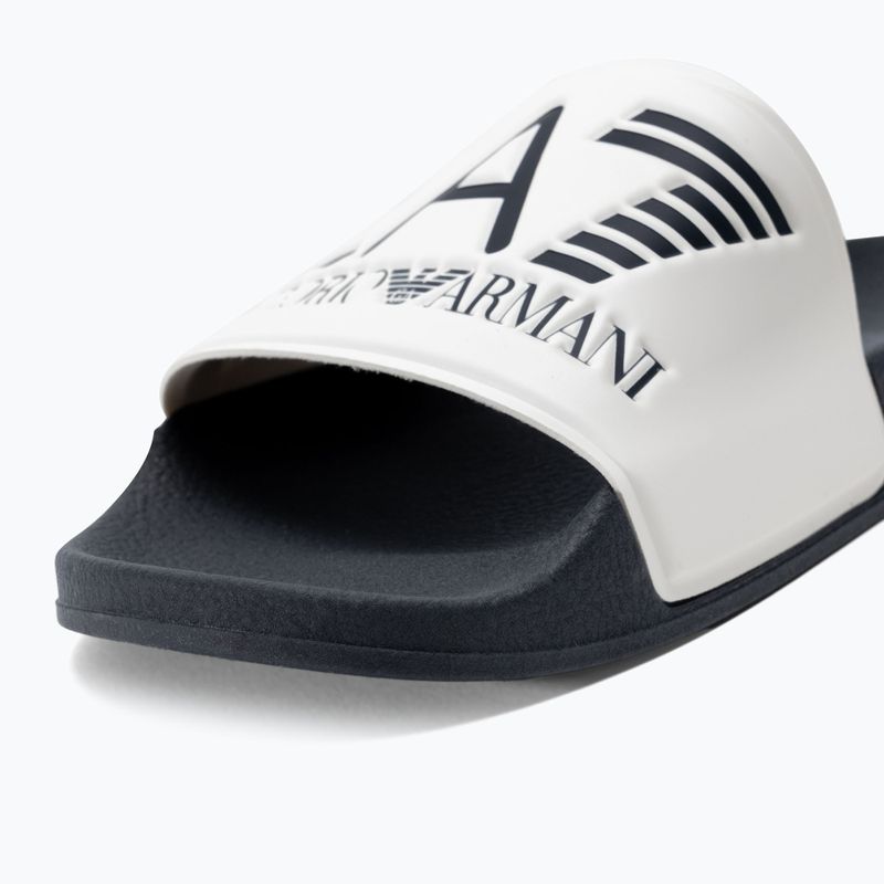 Pantofle EA7 Emporio Armani Water Sports Visibility white/navy 7