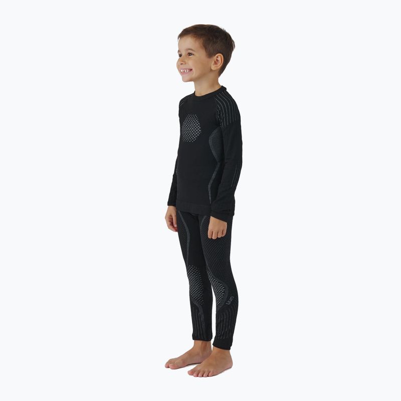 Dětský komplet termoprádla UYN Junior Visyon 2.0 black 3