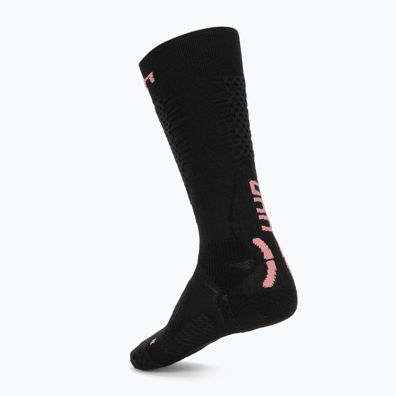 Dámské lyžařské ponožky UYN Ski One Pure Snow black/pink 2