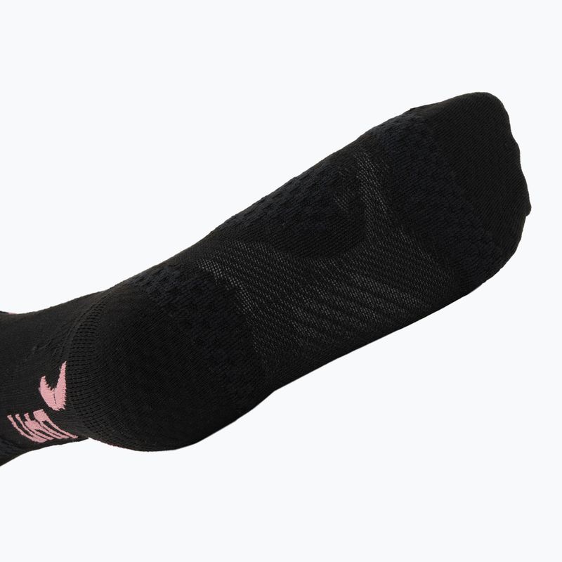 Dámské lyžařské ponožky UYN Ski One Pure Snow black/pink 3