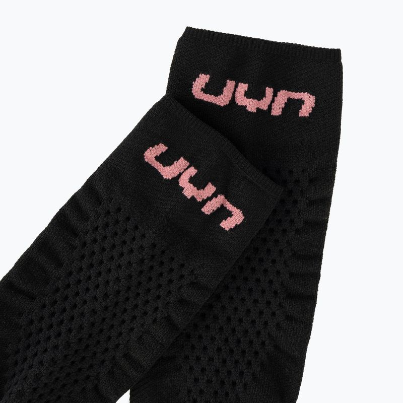Dámské lyžařské ponožky UYN Ski One Pure Snow black/pink 4