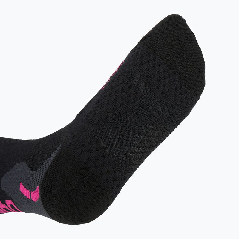 Dámské lyžařské ponožky UYN Ski One Alpine Merino black/pink 4