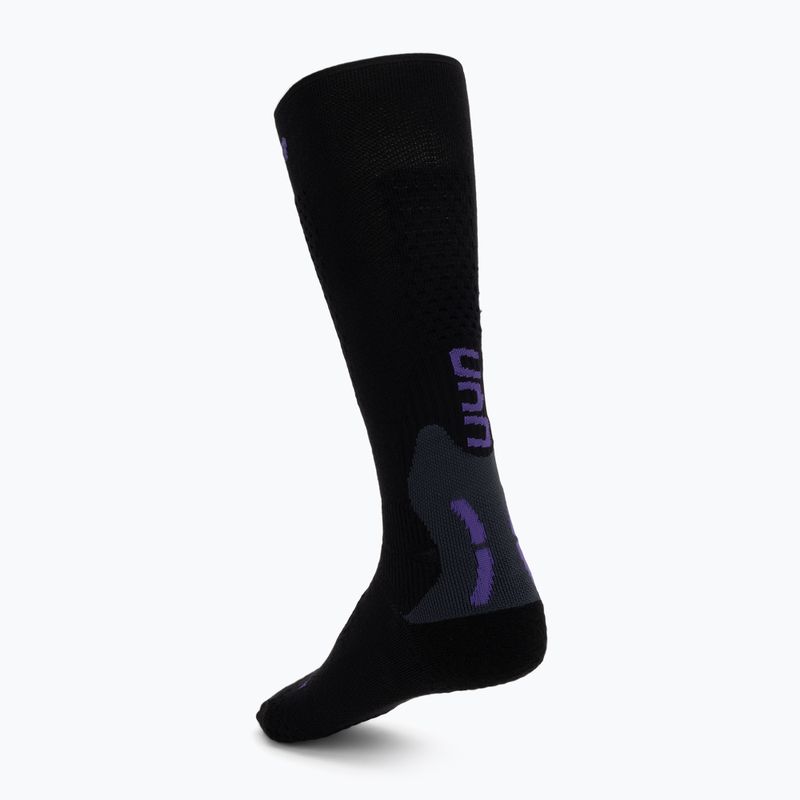 Dámské lyžařské ponožky UYN Ski One Alpine Merino Socks black/violet 2