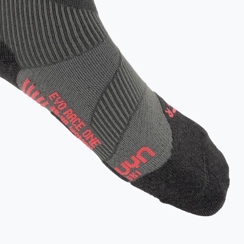 Dámské lyžařské ponožky UYN Ski Evo Race One grey/pink 3