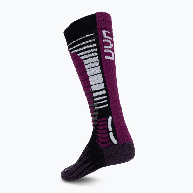Dámské snowboardové ponožky UYN Ski Snowboard black/purple 2