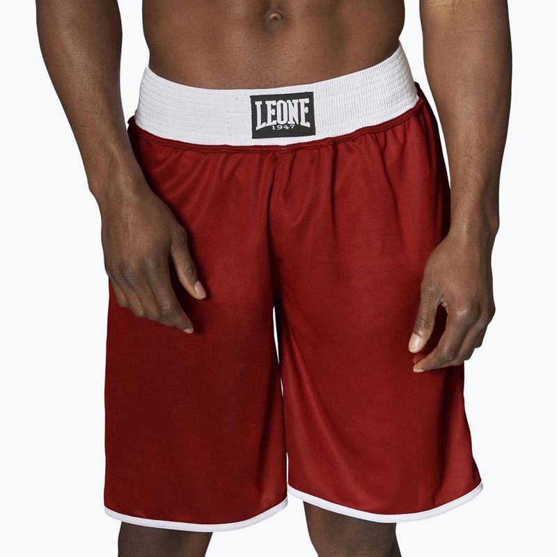 Leone Double Face Boxing pánské oboustranné šortky modrá/červená AB215 4