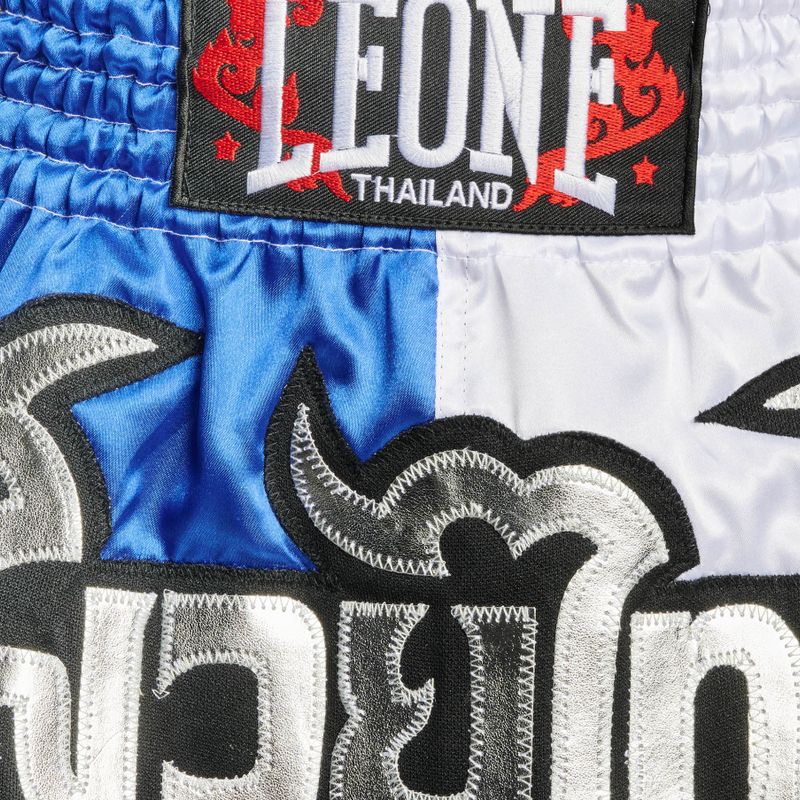 Pánské fitness šortky  LEONE 1947 Siam Thai blue/white 6