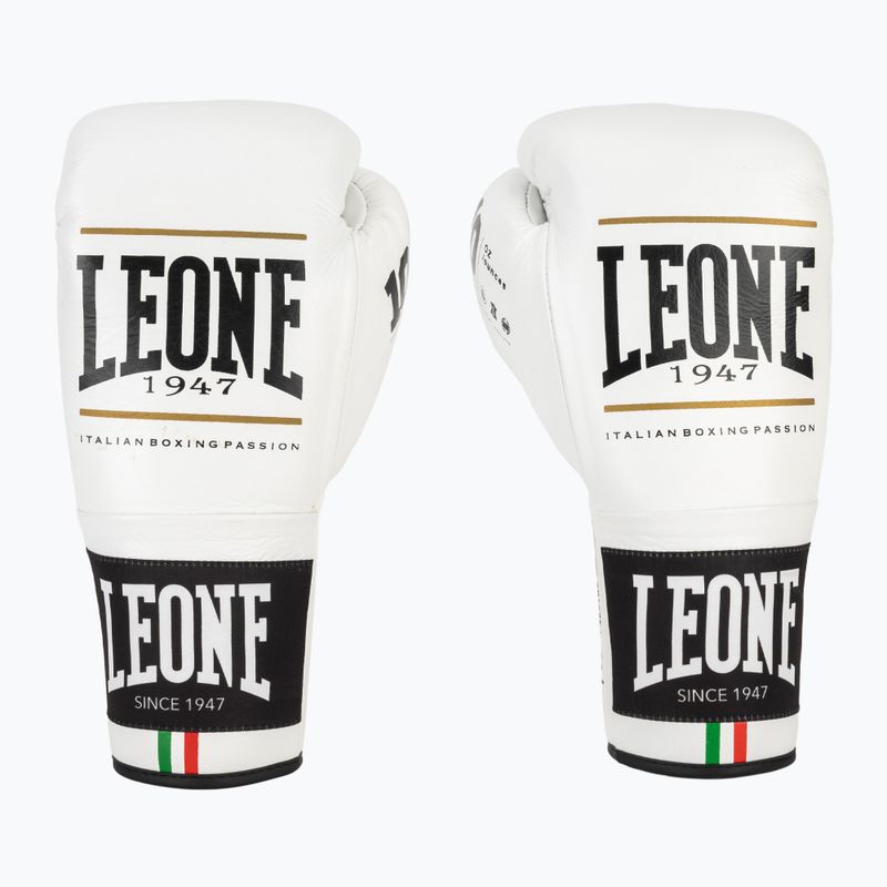 Boxerské rukavice LEONE 1947 Shock Plus white 2