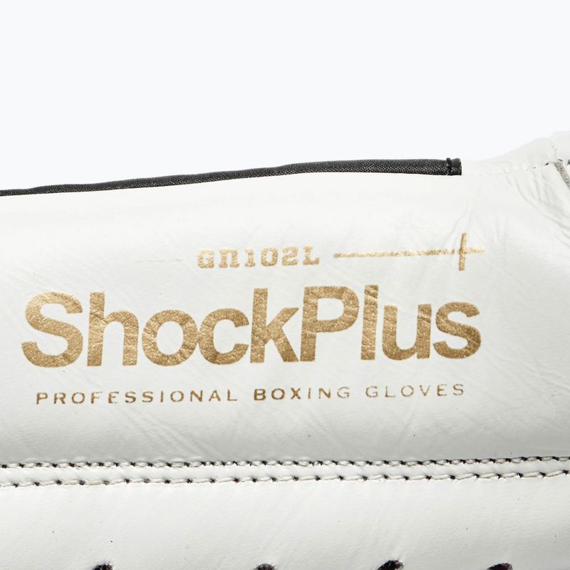 Boxerské rukavice LEONE 1947 Shock Plus white 6
