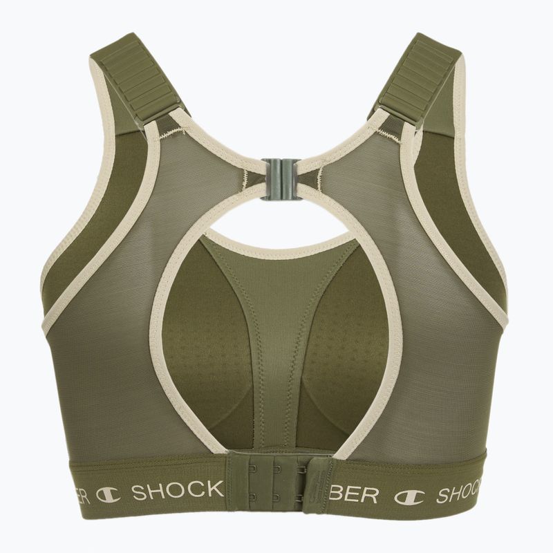 Sportovní podprsenka Shock Absorber Ultimate Run Bra Padded khaki 2