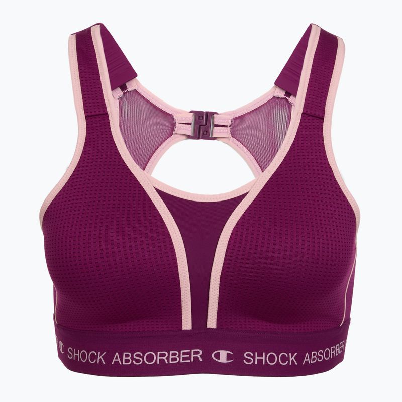 Sportovní podprsenka Shock Absorber Ultimate Run Bra Padded deep purple