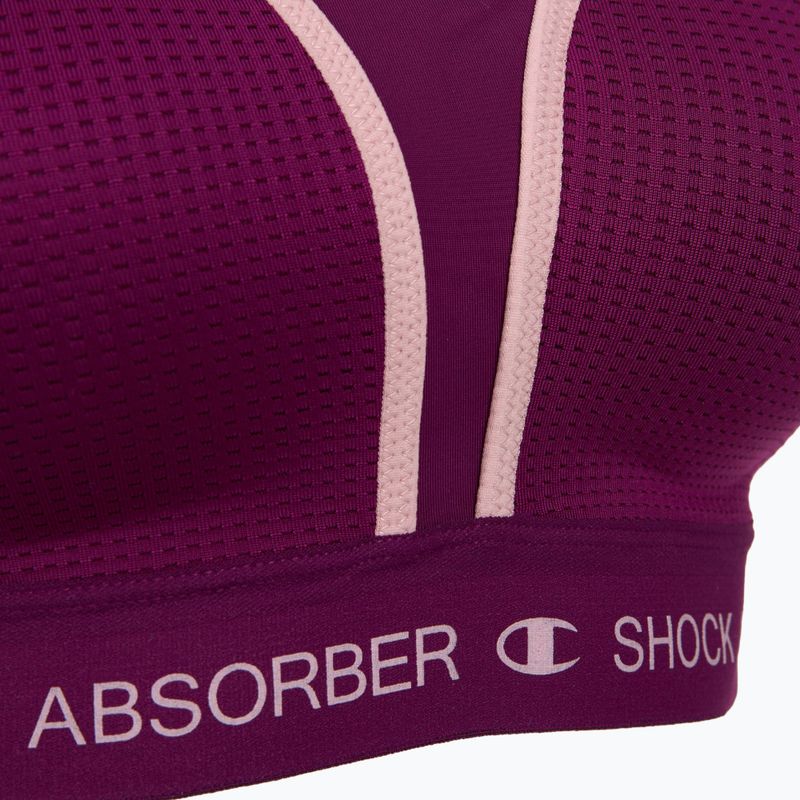 Sportovní podprsenka Shock Absorber Ultimate Run Bra Padded deep purple 3