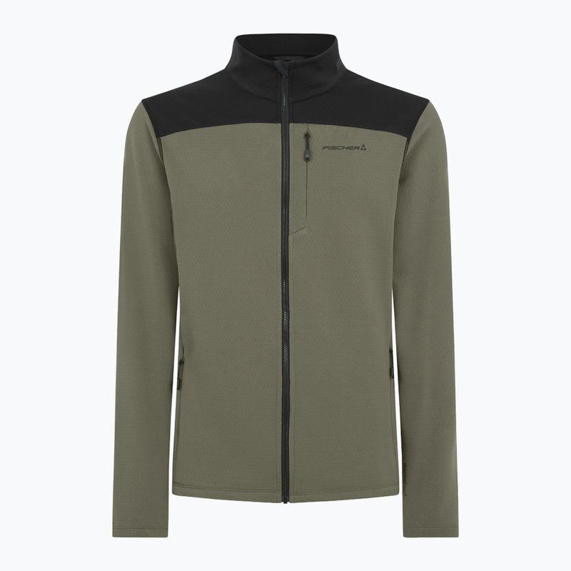 Pánská mikina Fischer Flex Jacket olive green 3