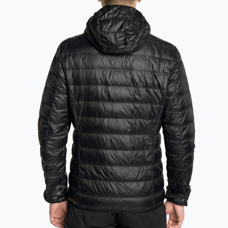 Pánská bunda  EA7 Emporio Armani Train Core ID Down Light Hoodie black/gold logo 2
