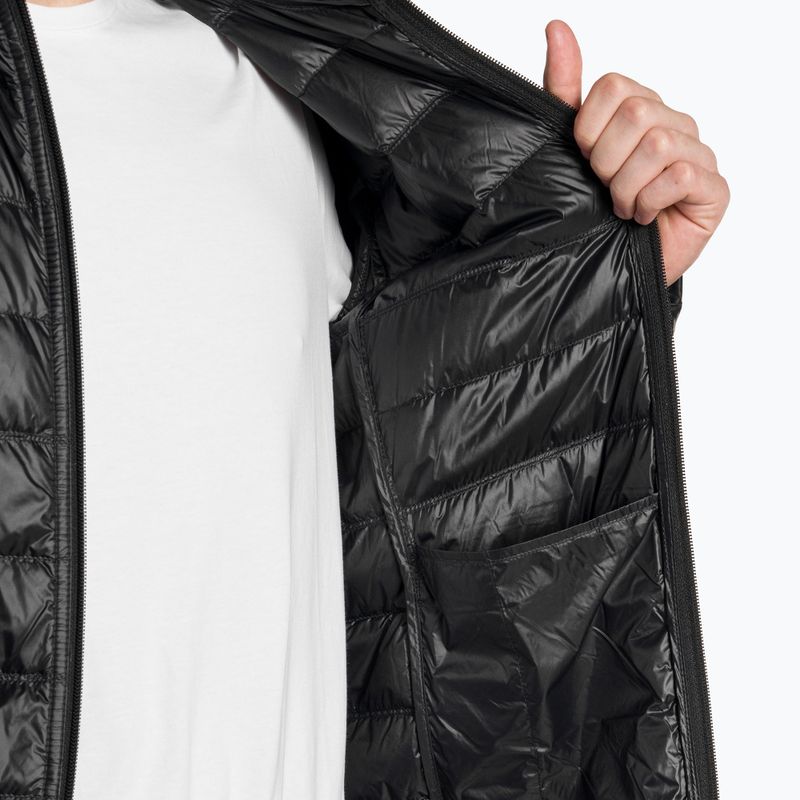 Pánská bunda  EA7 Emporio Armani Train Core ID Down Light Hoodie black/gold logo 5