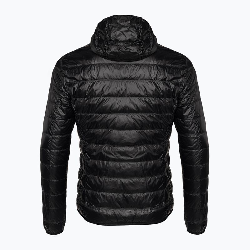 Pánská bunda  EA7 Emporio Armani Train Core ID Down Light Hoodie black/gold logo 8