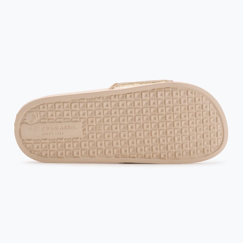 Dámské nazouváky U.S. Polo Assn. IVY002A gold 4