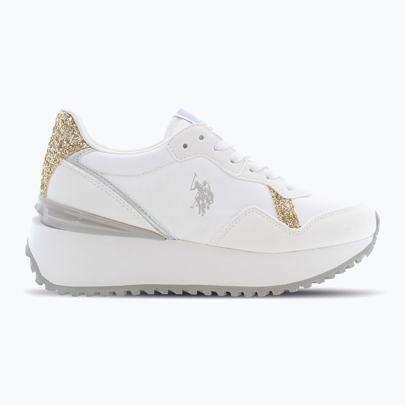 Dámské boty U.S. Polo Assn. BAYLE003C white/gold 8