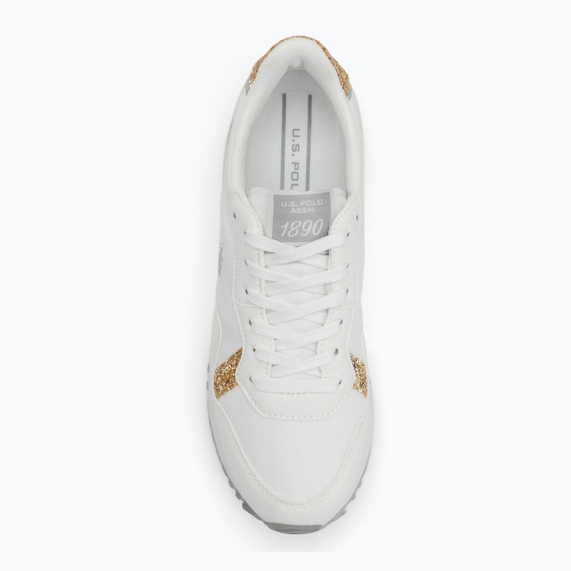 Dámské boty U.S. Polo Assn. BAYLE003C white/gold 5