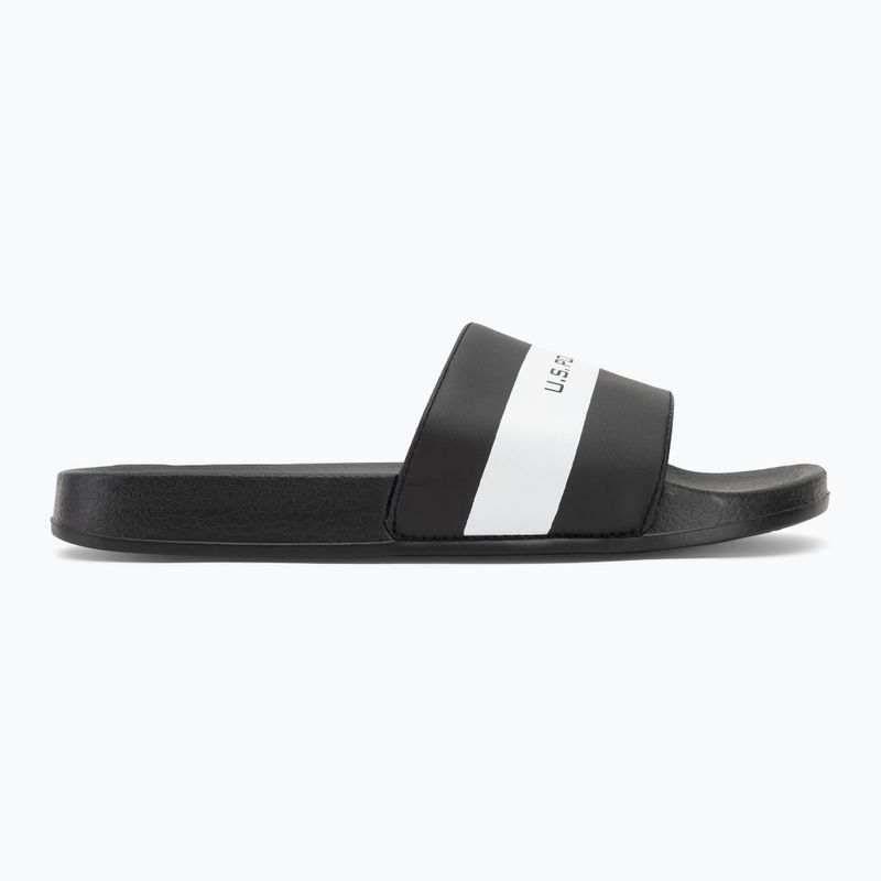 Pánské nazouváky U.S. Polo Assn. SKYE002 black/white 2