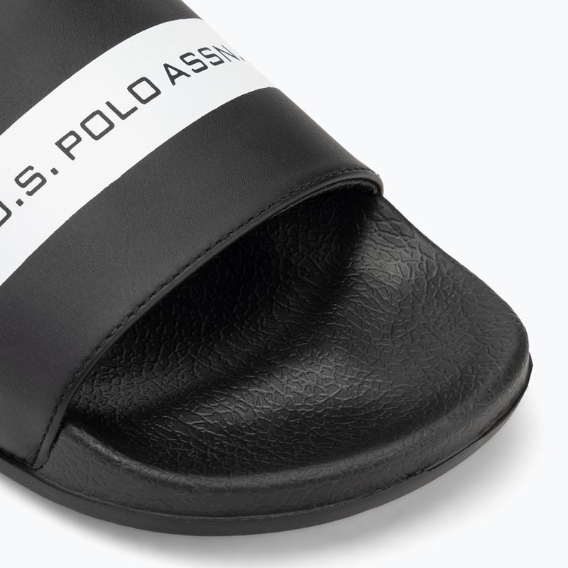 Pánské nazouváky U.S. Polo Assn. SKYE002 black/white 7