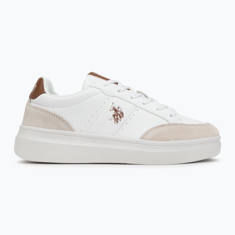 Pánské boty U.S. Polo Assn. CODY003B white/light brown 2