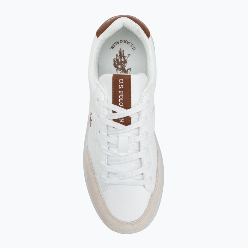 Pánské boty U.S. Polo Assn. CODY003B white/light brown 5