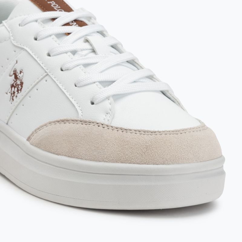 Pánské boty U.S. Polo Assn. CODY003B white/light brown 7
