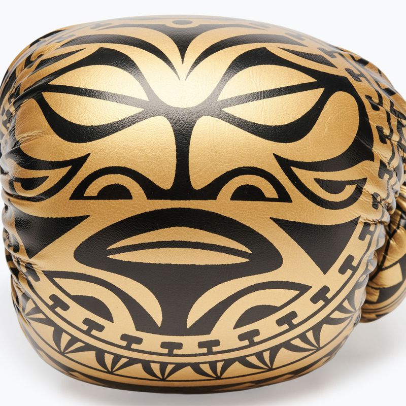 Boxerské rukavice LEONE 1947 Haka black/gold 8