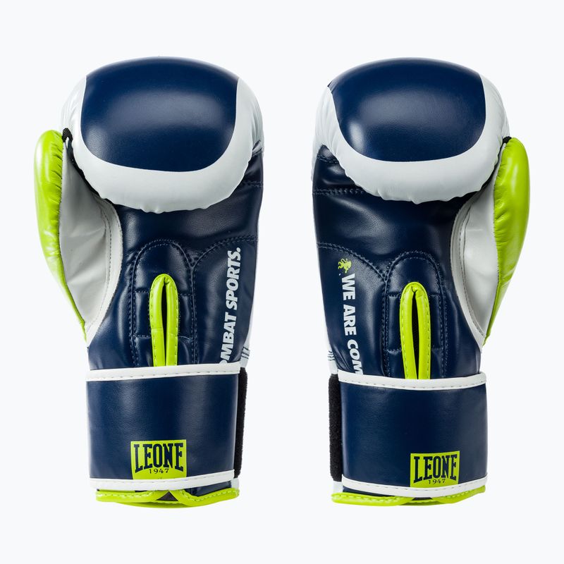 Boxerské rukavice LEONE 1947 Logo Wacs Boxing blue 2