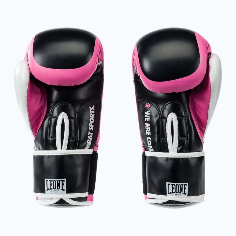 Boxerské rukavice  LEONE 1947 Logo Wacs Boxing fucsia 2