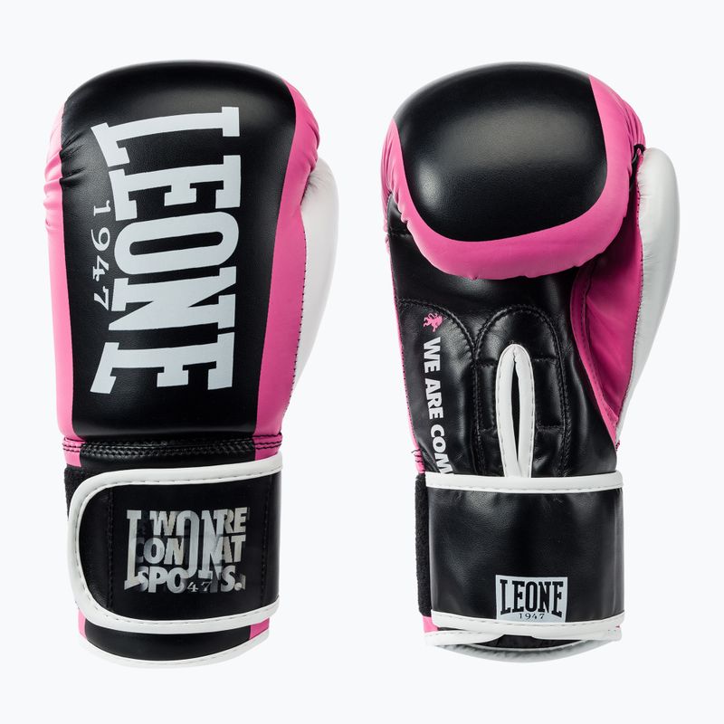 Boxerské rukavice  LEONE 1947 Logo Wacs Boxing fucsia 3