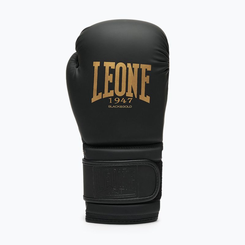 Boxerské rukavice LEONE 1947 Idol black/gold 3