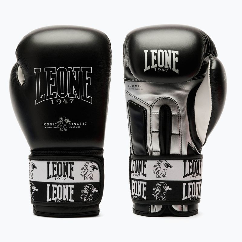 Boxerské rukavice LEONE 1947 Iconic black