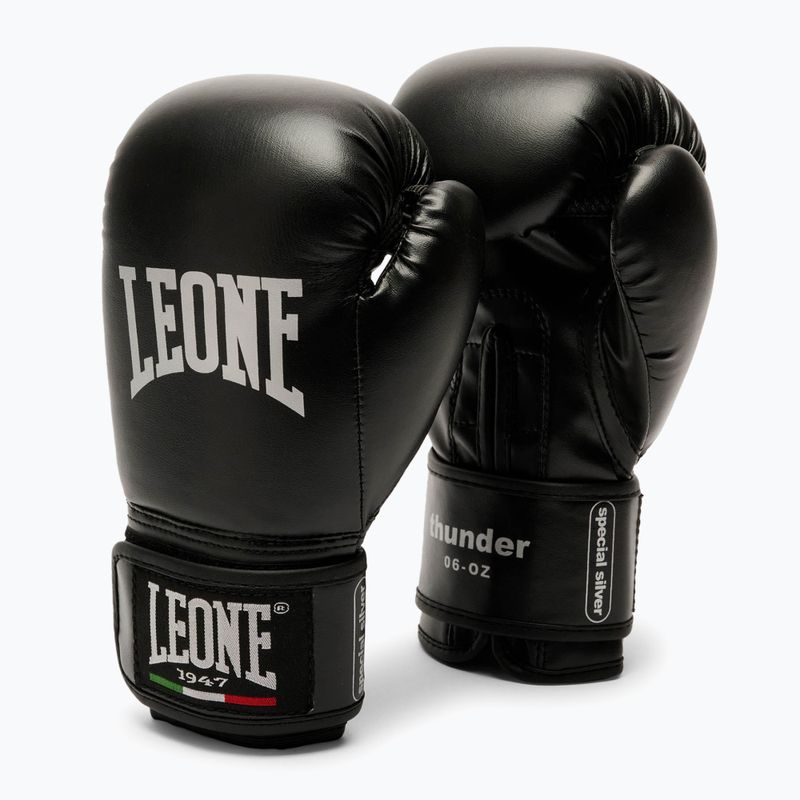 Dětské boxerské rukavice LEONE 1947 Thunder Jr black