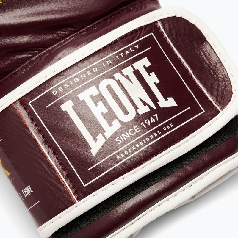Boxerské rukavice LEONE 1947 Shock X burgundy 7