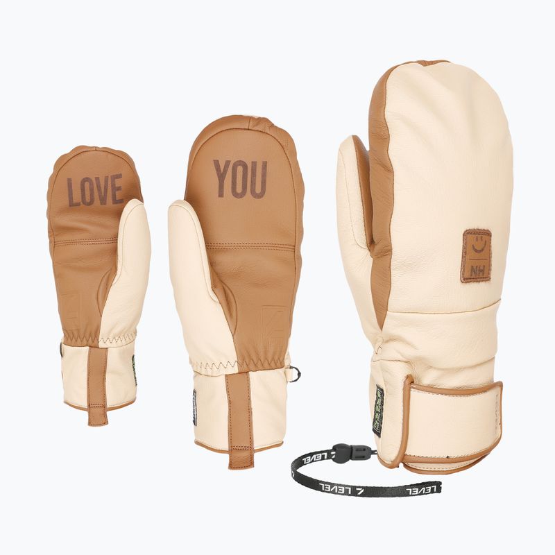 Snowboardové rukavice Level Rover Mitt beige 2