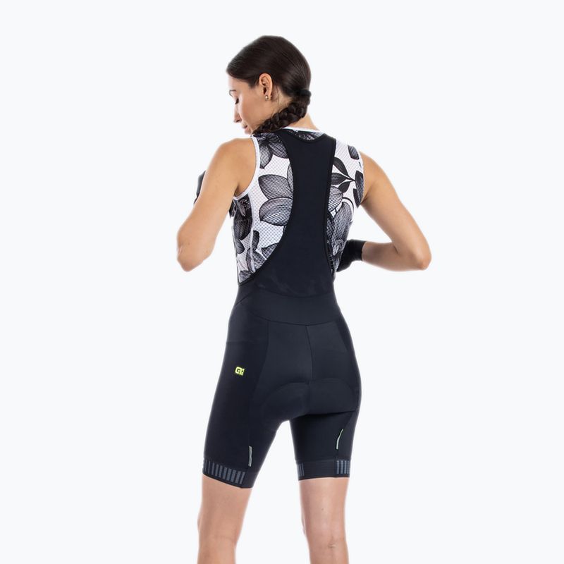 Cyklistické kraťasy dámské Alé Pantalone C/B Traguardo bibshort černo-bílé L11546718 4