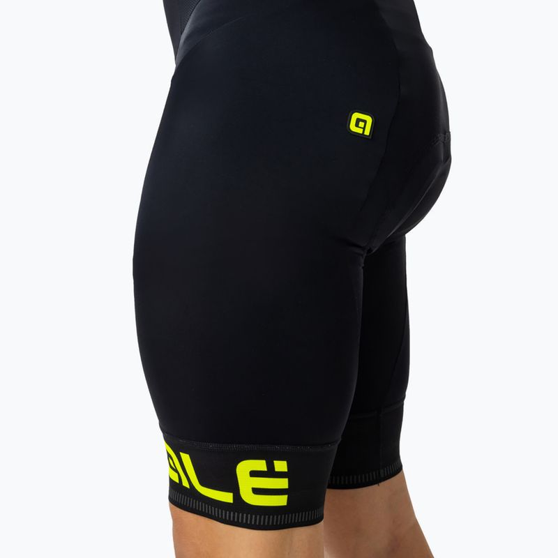 Pánské šortky Alé Corsa Bibshort black/yellow L13654018 4