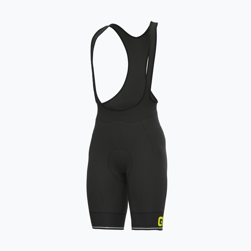 Pánské šortky Alé Corsa Bibshort black/yellow L13654018 5