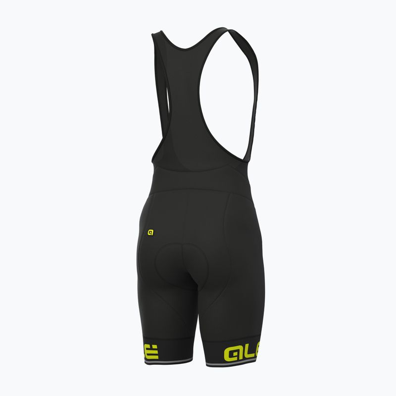 Pánské šortky Alé Corsa Bibshort black/yellow L13654018 6