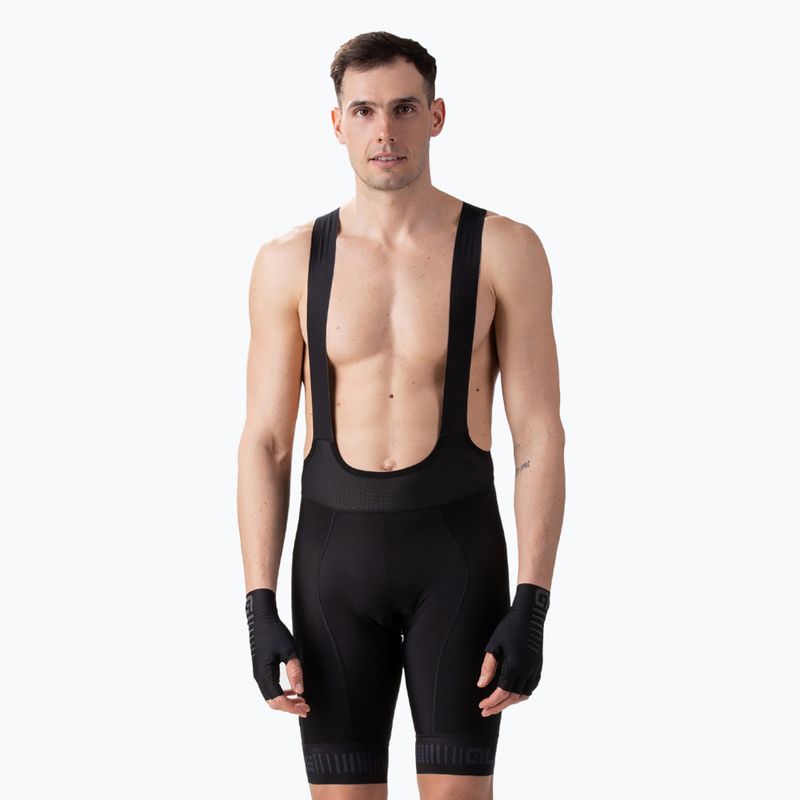 Cyklistické kraťasy pánské Alé Pantalone C/B Strada bibshort černé L15062318