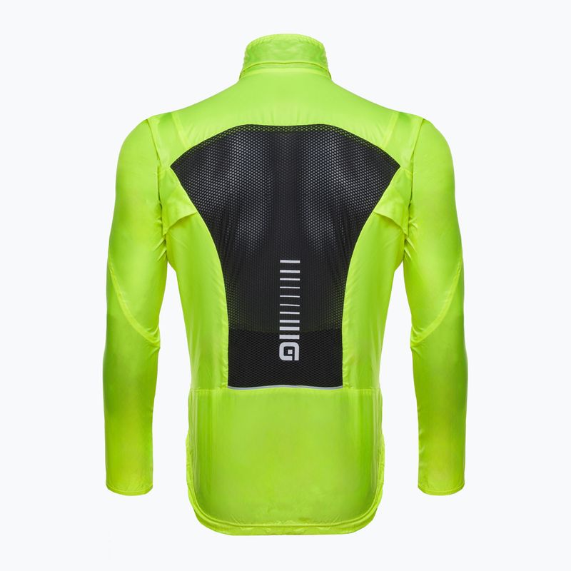 Pánská bunda na kolo Alé Giubbino Light Pack žlutá L15046019 4