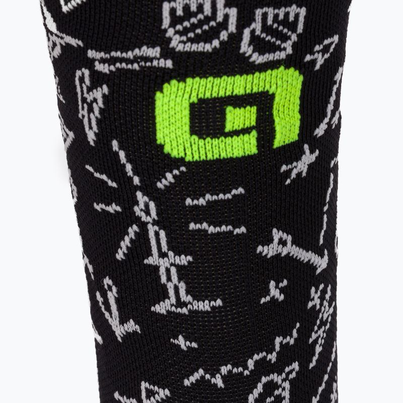 Cyklistické ponožky Alé Versilia černé L20187401 3