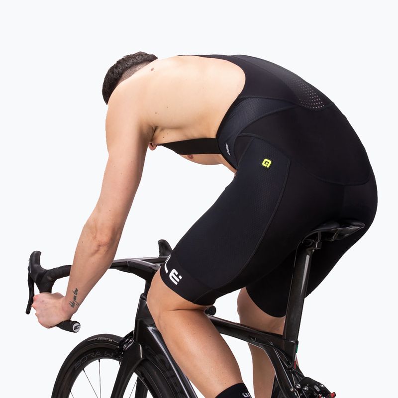 Cyklistické kraťasy pánské Alé Agonista Plus Bibshort černo-bílé L20150467 2
