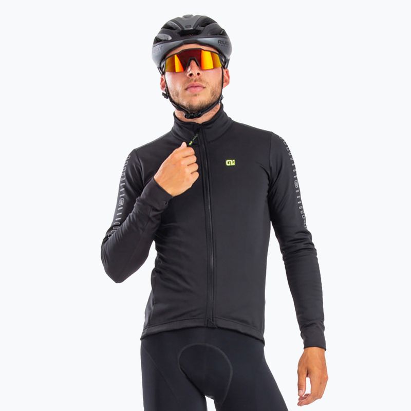 Pánská cyklistická bunda Alé Fondo černá L21046401