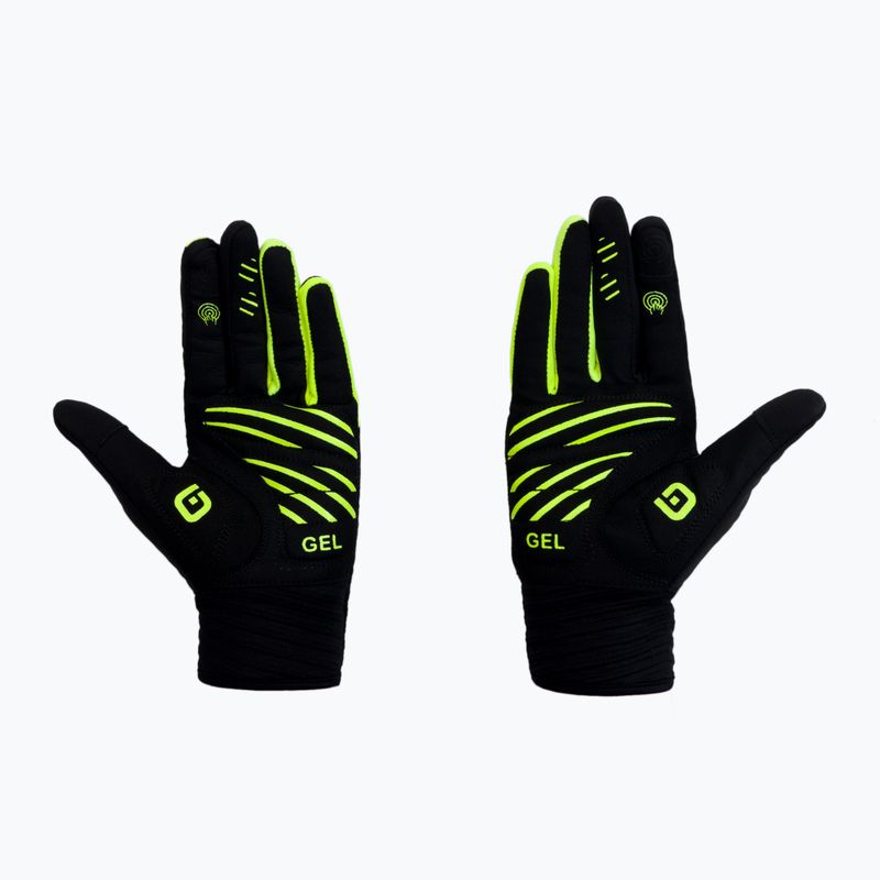 Pánské cyklistické rukavice Alé Windprotection černé L21047540 2